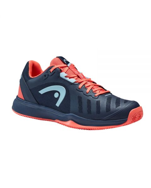 Head Sprint Team 3.0 Clay Marino Coral Mujer 274311 Dbco