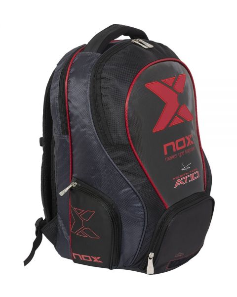 Mochila Nox At10 Street Negro Rojo