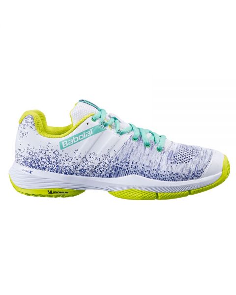 Babolat Sensa Omni Clay Blanco Azul Mujer 31S22757 1066