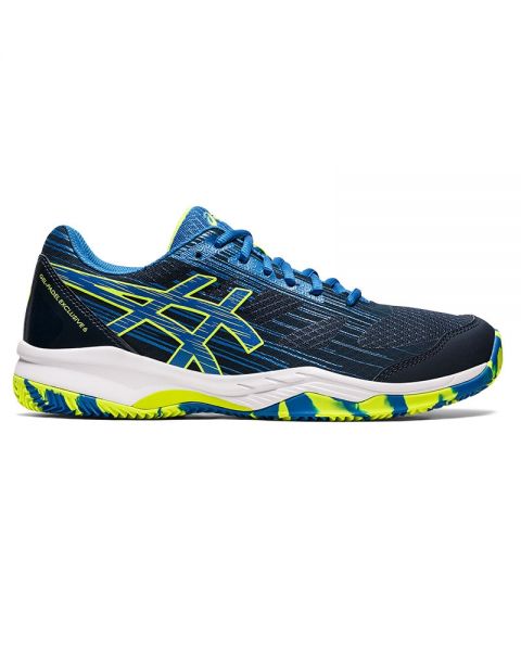 Asics Gel Padel Exclusive 6 Azul Verde 1041A200 401